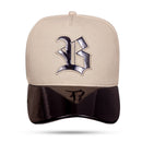 Boné Snapback Bege Aba Piano Black