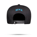 Boné Snapback Preto Contour Degradê Azul