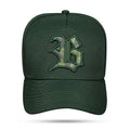Boné Verde Musgo Snapback Logo Camuflado