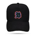 Boné Preto Snapback Nobuck Logo Colors