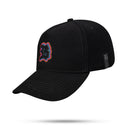 Boné Preto Snapback Nobuck Logo Colors