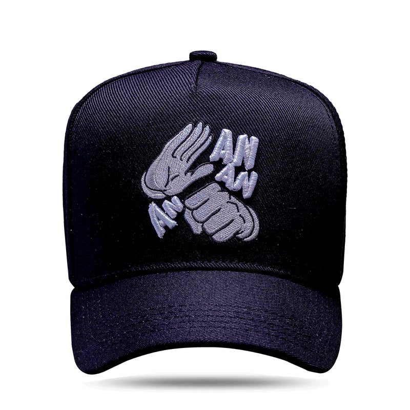 Boné João Gomes An An An Mãos Snapback Preto