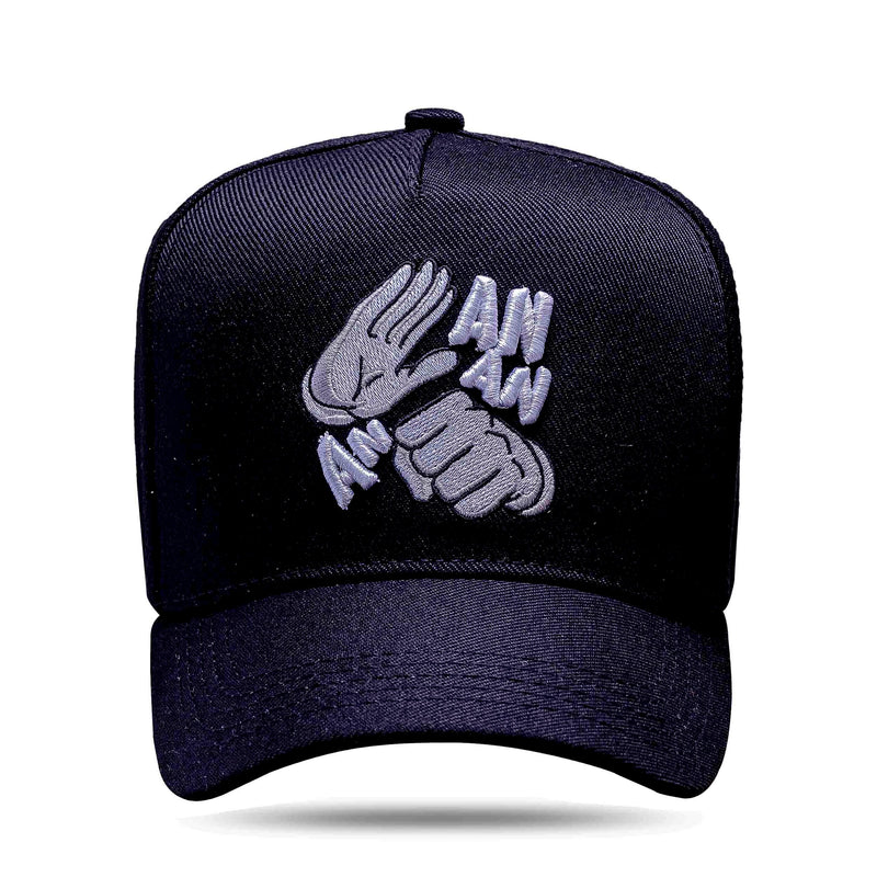 Boné João Gomes An An An Mãos Snapback Preto