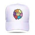 Boné Snapback Branco Smile Flowers