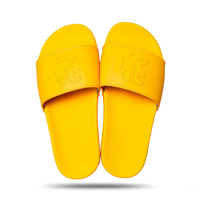 Chinelo Logo Escorrido Amarelo 2.0