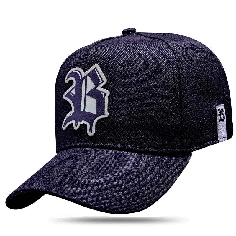 Boné Snapback Preto Neon Splash