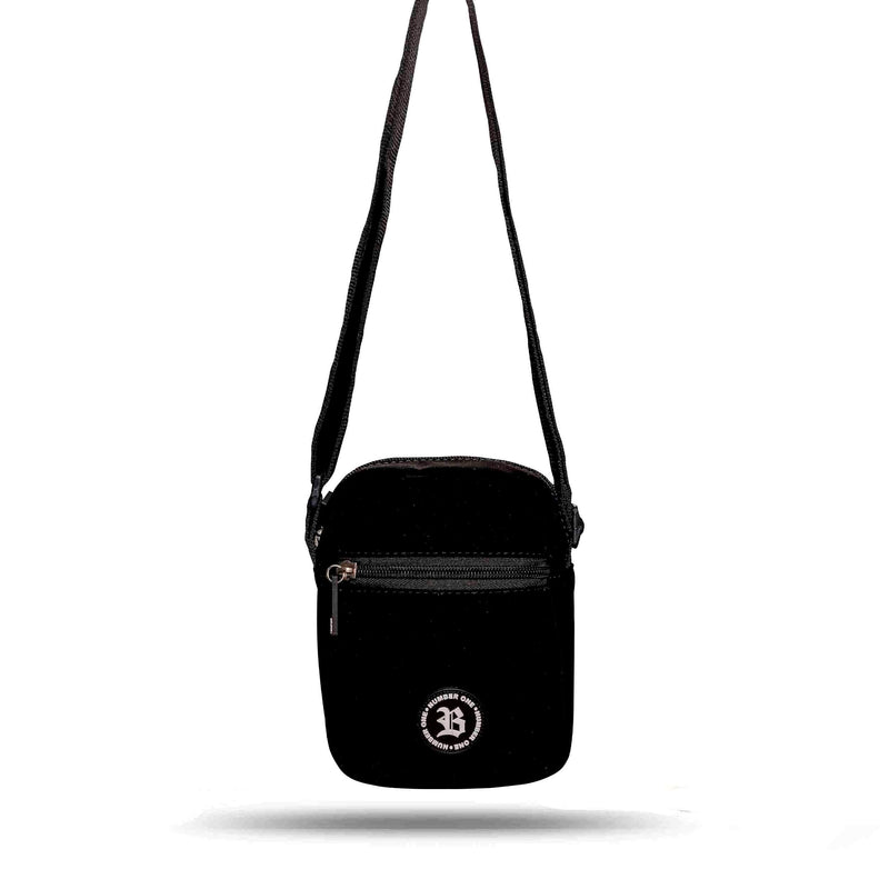 Shoulder Bag Blck Preta Circulo Number One Fosco