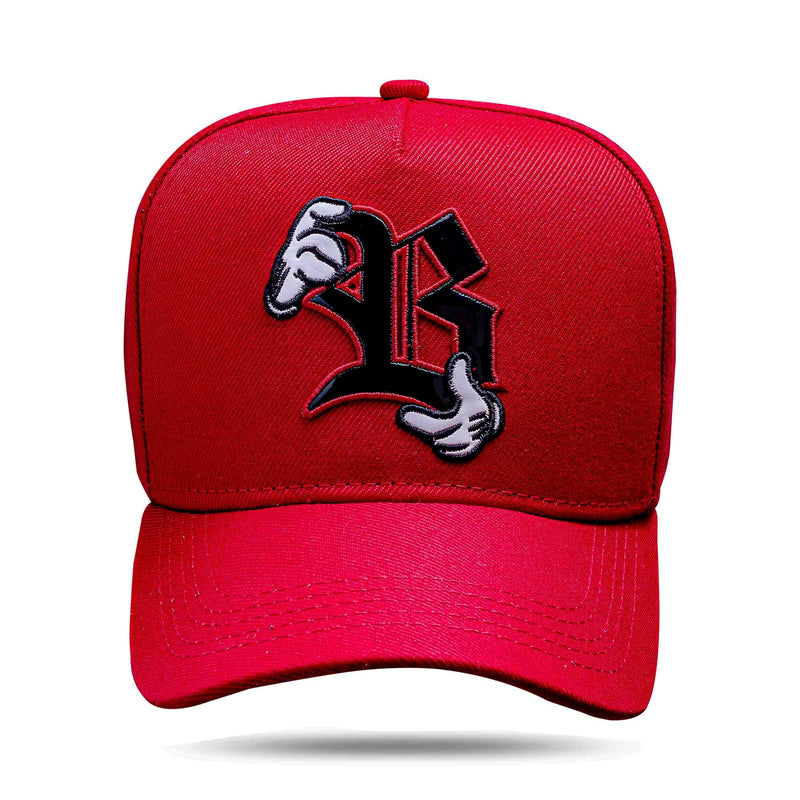 Boné Snapback Luvas Piano Vermelho