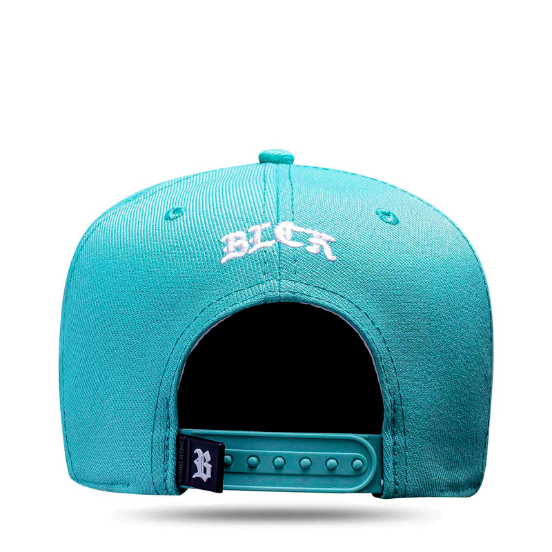 Boné Snapback Manchas Verde Água